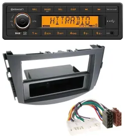 Автомагнитола Continental 1DIN DAB MP3 AUX USB для Toyota RAV4 (с 2006)