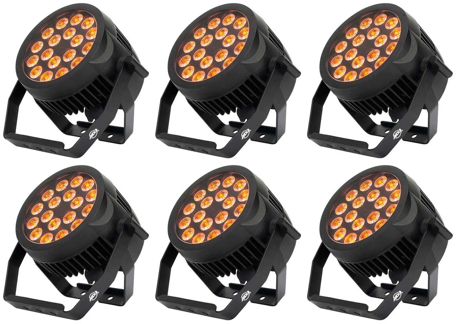 Светодиодный прибор American DJ 18P HEX IP RGBAW+UV LED DMX (6 штук)