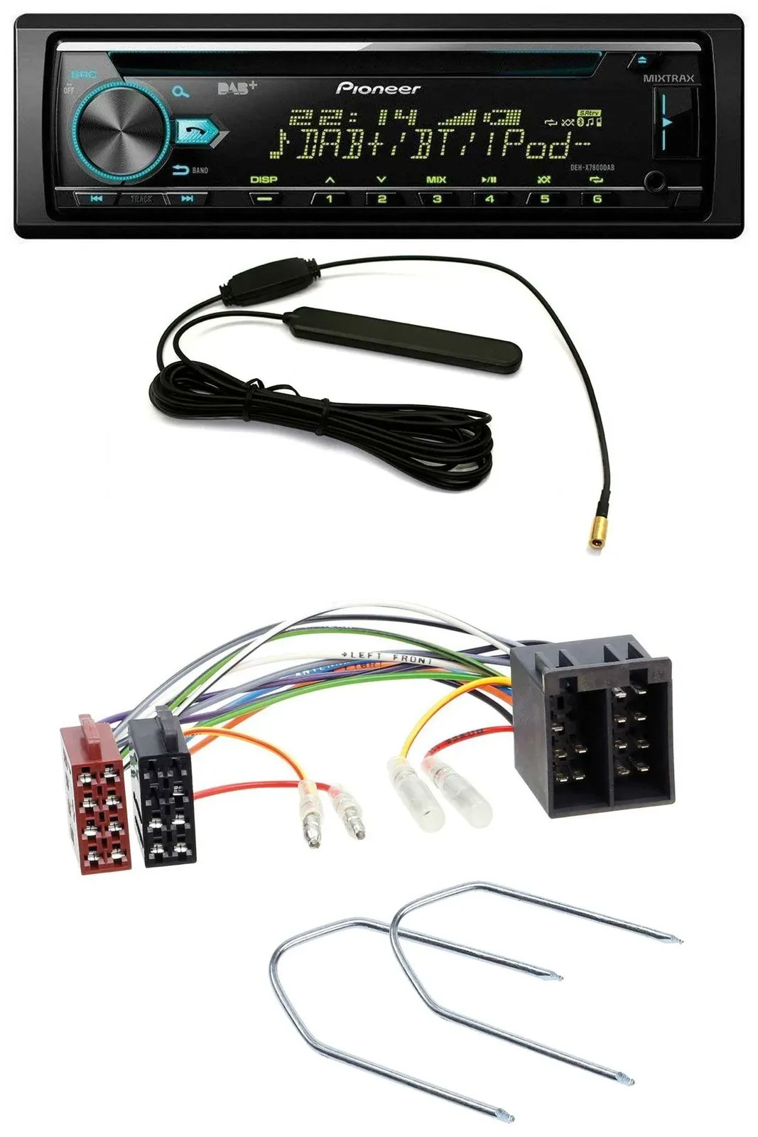 Pioneer CD MP3 AUX DAB USB Autoradio für Seat Toledo 1 1991-1999 Ibiza 1984-1993