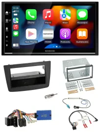 Автомагнитола для Alfa Romeo Mito Kenwood 2DIN, DAB, USB, Bluetooth, поддержка кнопок на руле