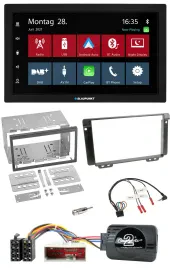 Blaupunkt Lenkrad Bluetooth DAB 2DIN USB Autoradio für Land Rover Freelander 200