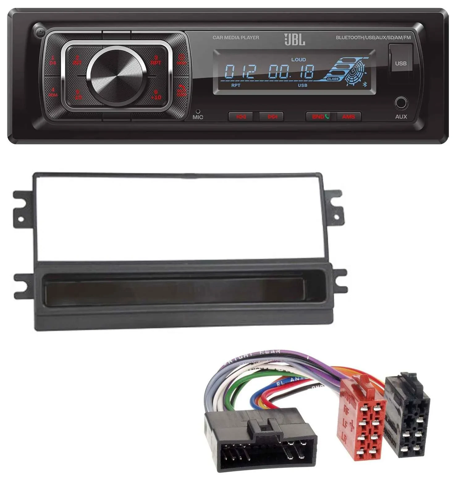 JBL SD AUX MP3 USB Bluetooth Autoradio für Kia Clarus Carens FL Carnival Sportag
