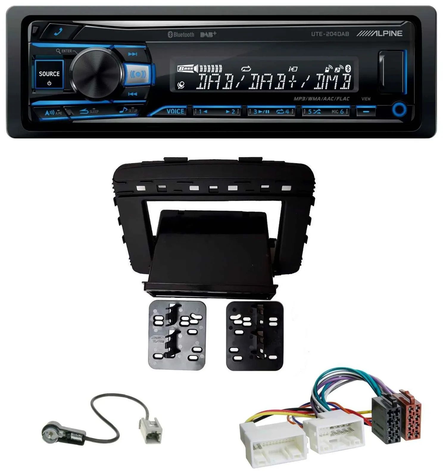 Автомагнитола для Kia Sorento (UM, с 03/2015) Alpine USB, Bluetooth, DAB, MP3