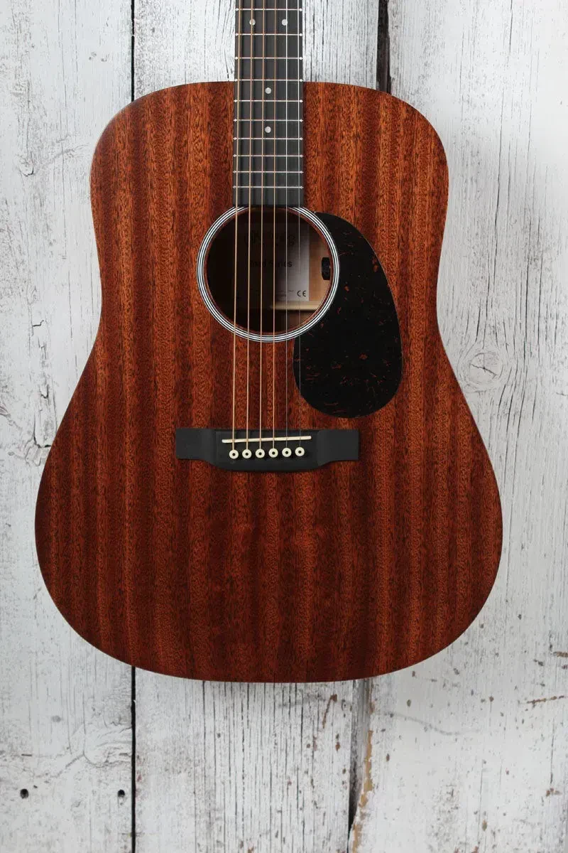 Martin D-10E Road Series Dreadnought Sapele Acoustic Electric Guitar w Gig Bag