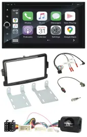 Blaupunkt USB DAB Bluetooth 2DIN TMC Lenkrad Navigation für Dacia ab 2012 piano