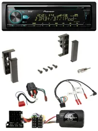 Pioneer DAB Lenkrad CD USB Bluetooth Autoradio für Audi A3 A4 A6 99-00 BOSE-Voll