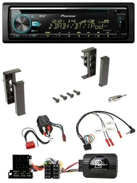 Pioneer DAB Lenkrad CD USB Bluetooth Autoradio für Audi A3 A4 A6 99-00 BOSE-Voll