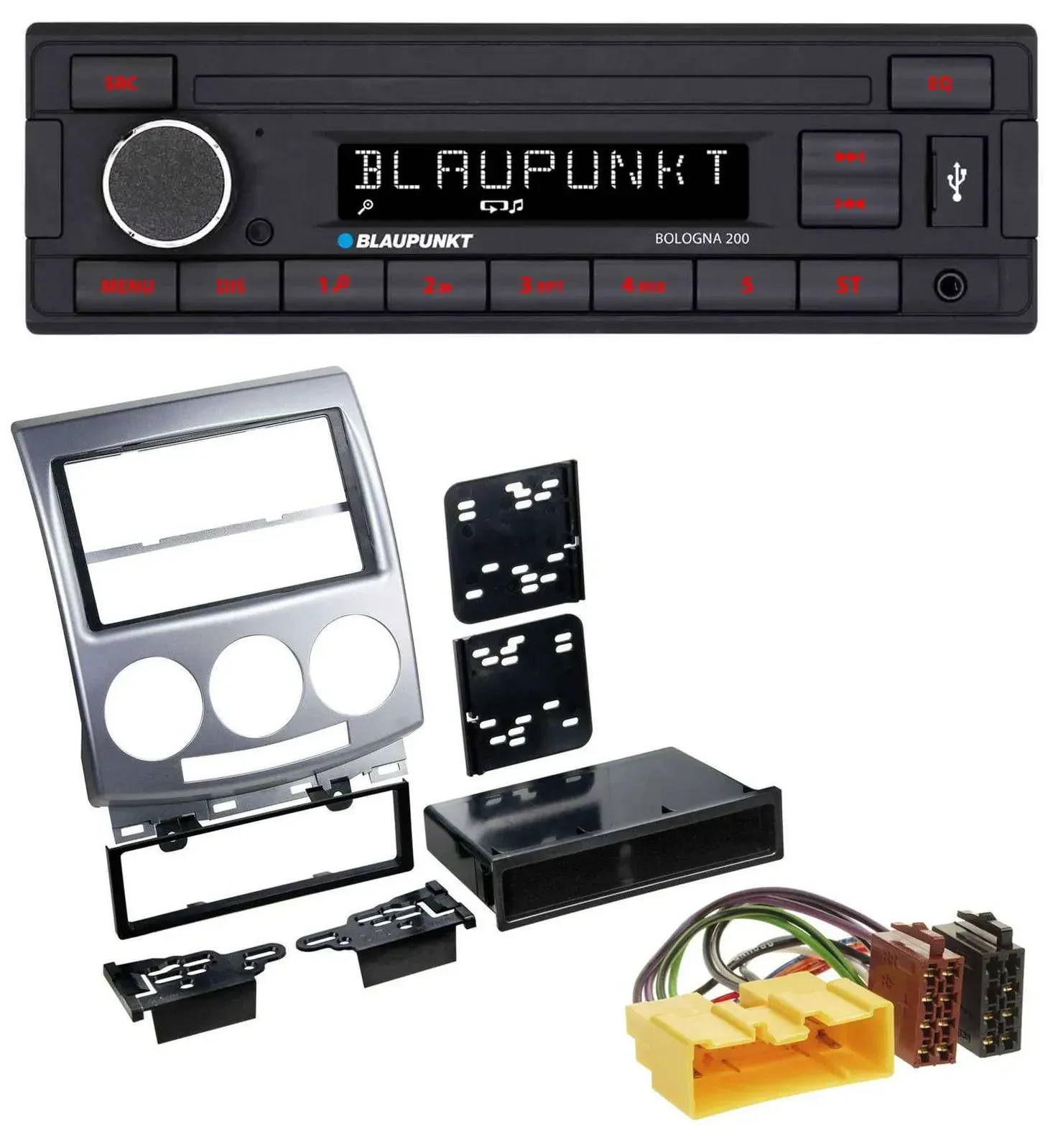 Blaupunkt MP3 AUX USB 1DIN Autoradio für Mazda 5 (2005-2010)