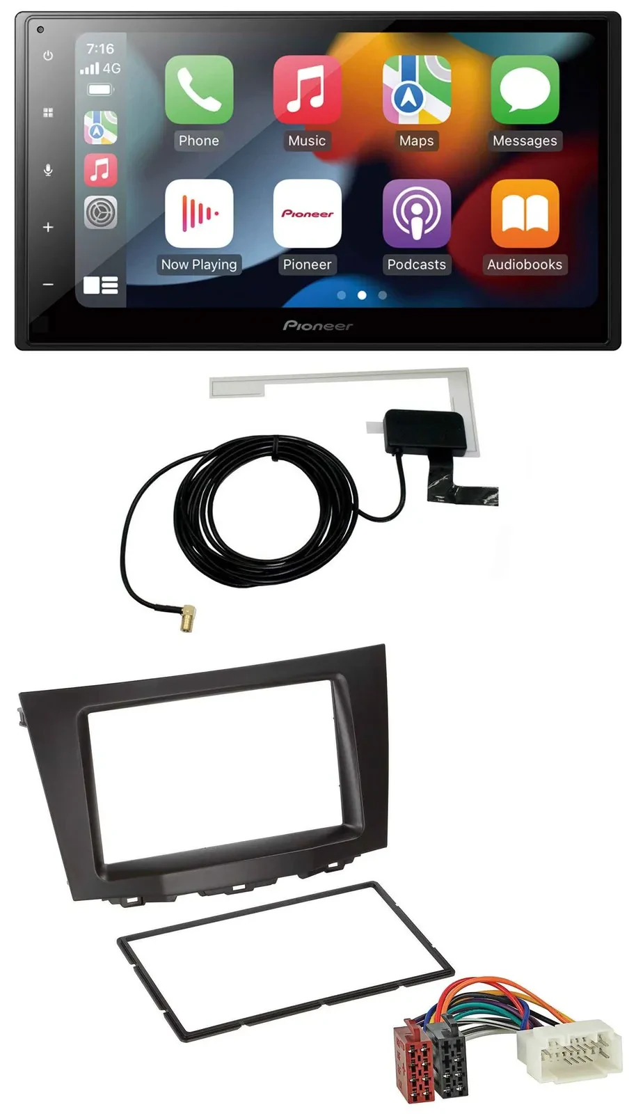 Автомагнитола для Suzuki Kizashi (с 2009) Pioneer 2-DIN Bluetooth, USB, DAB, MP3