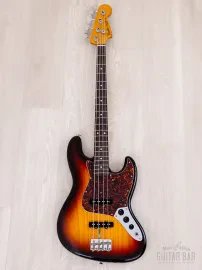 Бас-гитара Fender Jazz Bass Extrad Custom Edition 1962 Vintage Reissue JB62-128 JJ Sunburst w/case Japan 1991