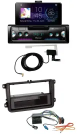 Pioneer DAB Bluetooth MP3 USB Autoradio für Skoda Praktik / Superb / Yeti