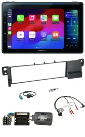 Pioneer Bluetooth DAB Lenkrad USB Autoradio für BMW 3er E46 2001-2007 Quadlock