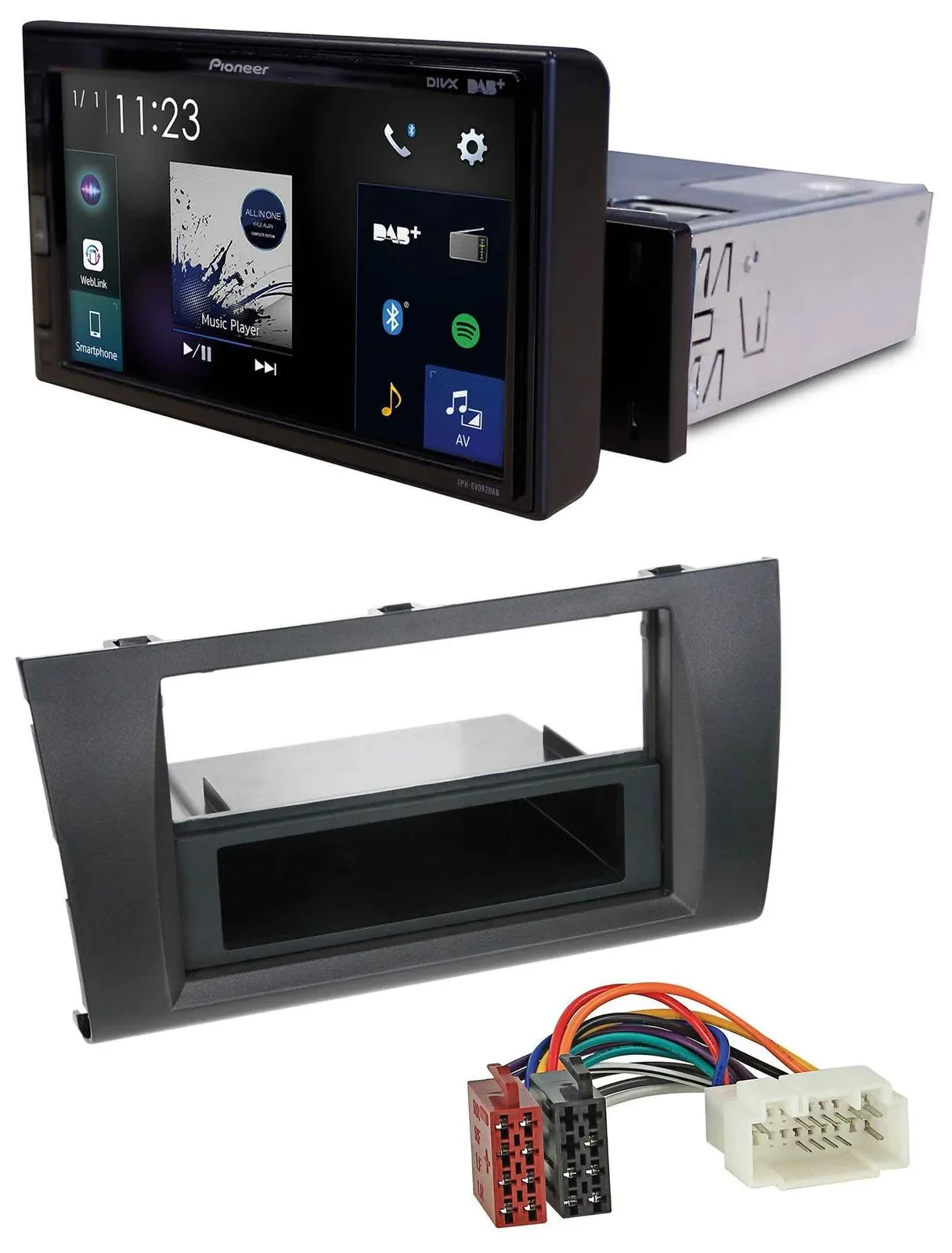 Pioneer DAB MP3 Bluetooth USB Autoradio für Suzuki Swift (2006-2010)