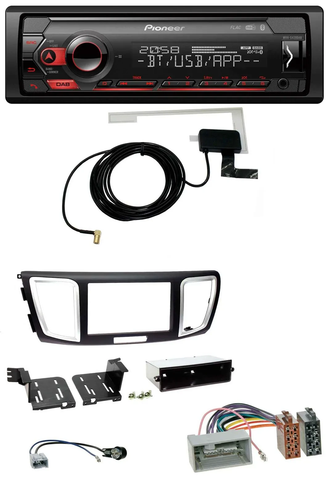 Автомагнитола для Honda Accord (с 2011) Pioneer DAB USB MP3 Bluetooth