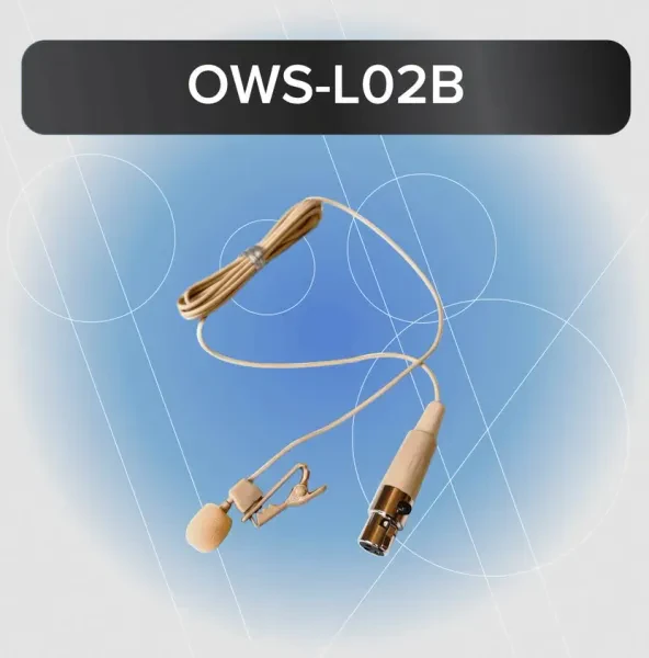 OWS-L02B Петличный микрофон, бежевый, Октава