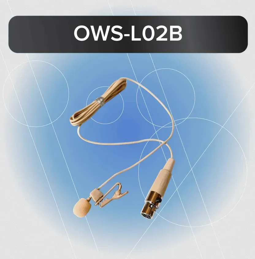 Петличный микрофон Октава OWS-L02B бежевый