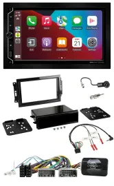 ESX 2DIN DAB USB Lenkrad Bluetooth Autoradio für Dodge Jeep