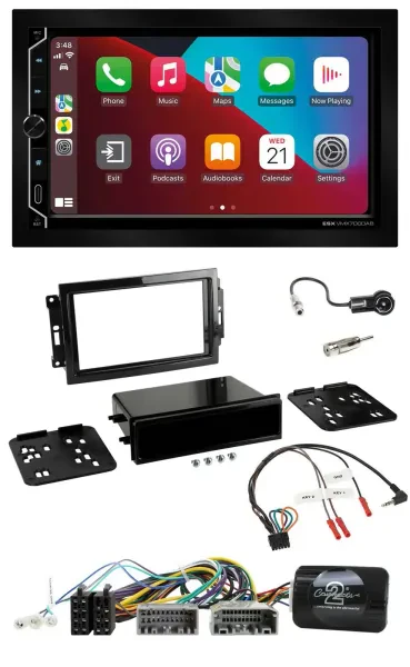 ESX 2DIN DAB USB Lenkrad Bluetooth Autoradio für Dodge Jeep
