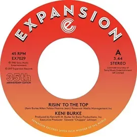 Виниловая пластинка Keni Burke - Risin To The Top / Hang Tight [New 7" Vinyl] UK - Import