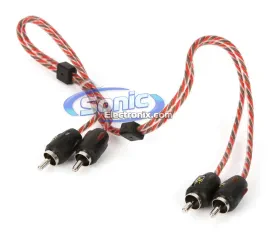 Stinger SI421.5 1.5 ft. of 2-Channel 4000 Series RCA Audio Interconnect Cable