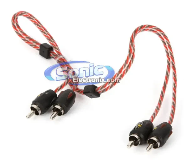 Stinger SI421.5 1.5 ft. of 2-Channel 4000 Series RCA Audio Interconnect Cable
