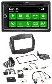Blaupunkt Bluetooth 2DIN Lenkrad DAB USB TMC Navigation für Jeep Renegade ab 201