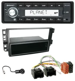 Continental USB MP3 AUX 1DIN Autoradio für Chevrolet Aveo Epica Captiva 06-11