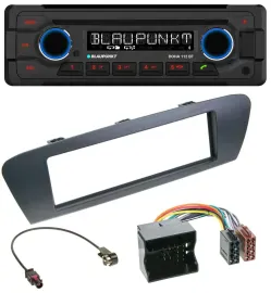 Автомагнитола для Renault Scenic (с 2012) Blaupunkt CD Bluetooth USB AUX серый