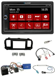 Blaupunkt Bluetooth DAB 2DIN USB DVD Lenkrad Autoradio für Citroen Spacetourer J