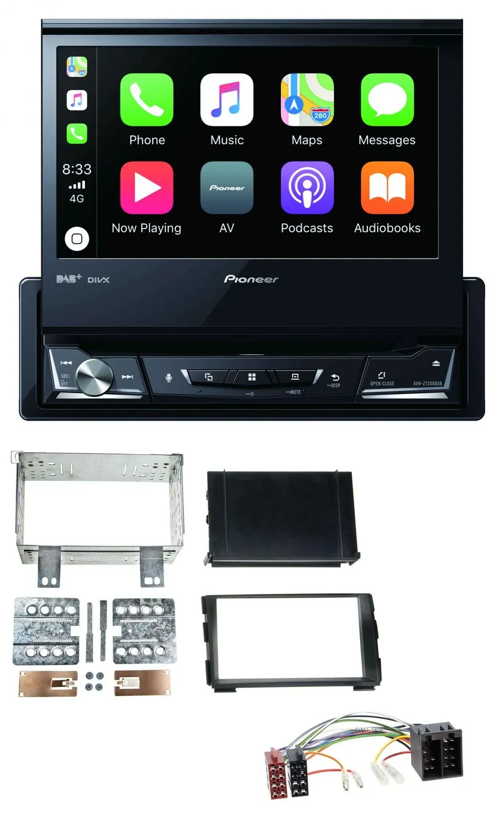 Pioneer DVD Bluetooth DAB USB MP3 Autoradio für Kia Ceed 09-12 proCeed 11-13