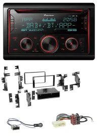Автомагнитола Pioneer 2DIN DAB, Bluetooth, USB, CD для Nissan Versa/Tiida C11 (с 2007)