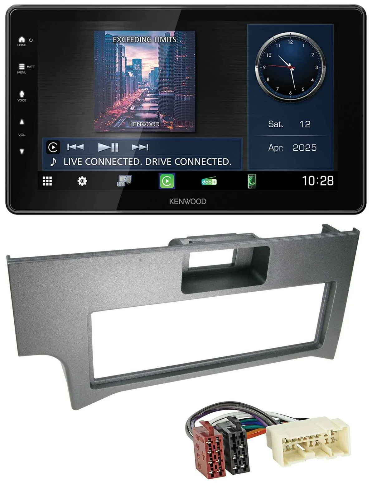 Kenwood MP3 Bluetooth USB DAB Autoradio für Nissan Primera P11-144 Facelift 1999