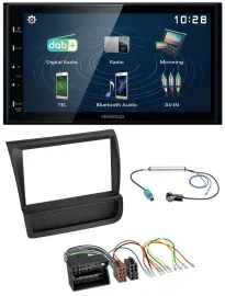 Kenwood 2DIN Bluetooth MP3 USB DAB Autoradio für Audi R8 (42, 2006-2015)