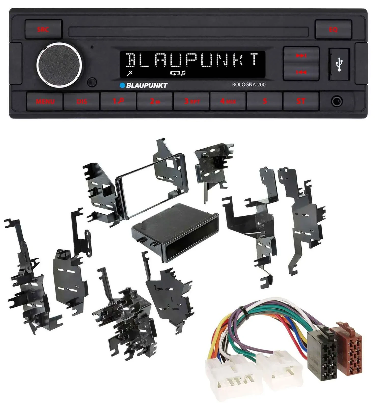 Blaupunkt MP3 AUX USB 1DIN Autoradio für Toyota Highlander MR2 Sequoia Yaris