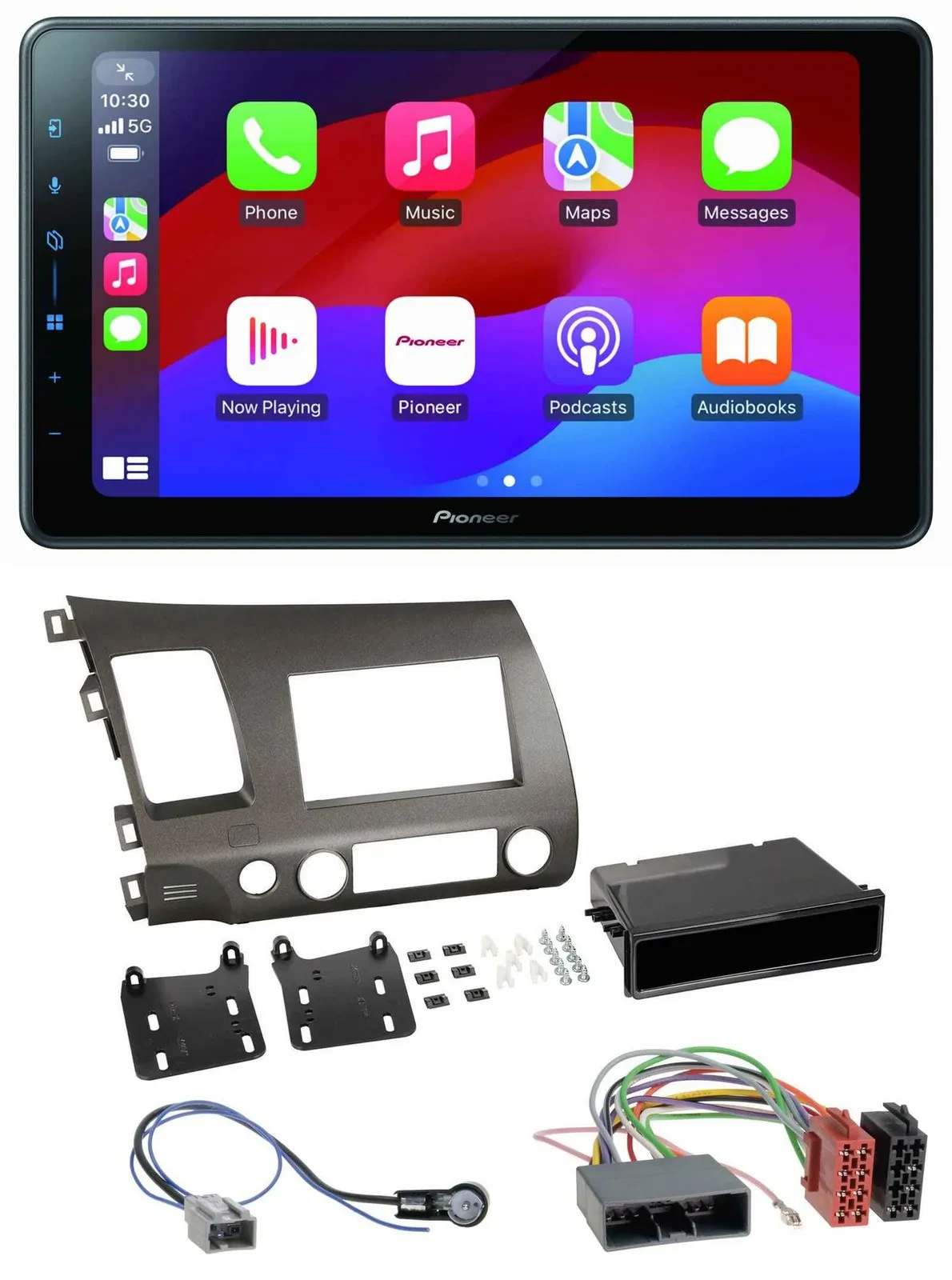 Pioneer Bluetooth 2DIN USB MP3 DAB Autoradio für Honda Civic Hybrid FD3 06-10 an