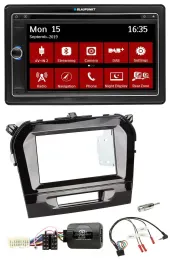 Blaupunkt TMC USB Lenkrad Bluetooth DAB 2DIN Navigation für Suzuki Vitara ab 201