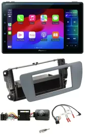 Pioneer Bluetooth DAB Lenkrad USB Autoradio für Seat Ibiza conemaragrau