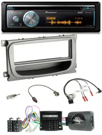 Pioneer Lenkrad DAB USB CD Bluetooth Autoradio für Ford S-Max Mondeo Can 07-14 A