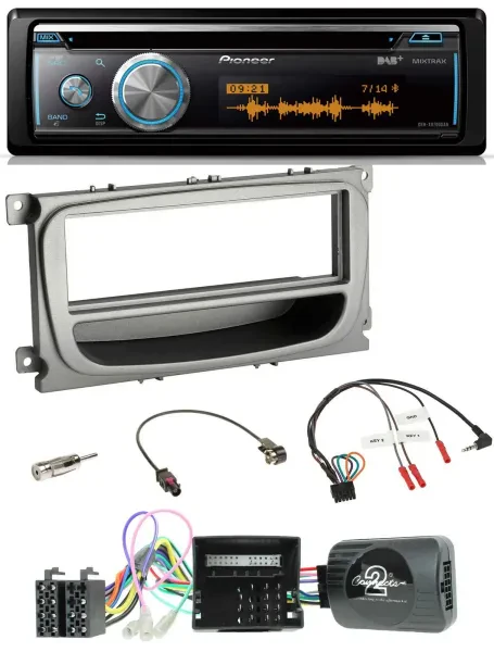 Pioneer Lenkrad DAB USB CD Bluetooth Autoradio für Ford S-Max Mondeo Can 07-14 A