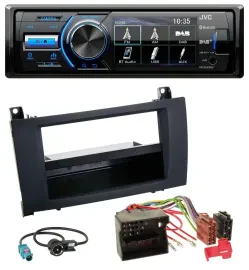 JVC Bluetooth MP3 USB DAB Autoradio für Mercedes SLK (R171, 2004-2011)