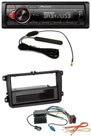 Pioneer MP3 DAB 1DIN AUX USB Autoradio für VW Passat 05-10 Polo 09-14 Scirocco a