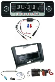 Dietz MP3 DAB Bluetooth USB Autoradio für Audi TT 06-14 Aktivsystem Quadlock