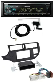 Pioneer MP3 AUX CD USB DAB Autoradio für Kia Rio (UB 2011-2014) schwarz