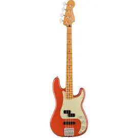 Бас-гитара Fender Player Plus Precision Bass Maple FB Fiesta Red