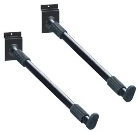 Держатель для клавишных QUIK LOK SBK16 для экономпанели, угол 70°, глубина 406 мм (16"), нагрузка 22.6 кг, черный (набор, пара)