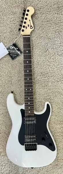 Charvel Pro-Mod So-Cal Style 1 Electric Guitar HH HT MPL Snow White Finish