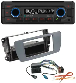 Blaupunkt AUX MP3 CD Bluetooth USB Autoradio für Seat Ibiza (ab 08) conemaragrau