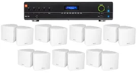 Настенная акустика JBL Cube 70v White с усилителем (14 штук)