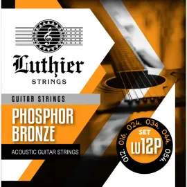 Струны для акустической гитары Luthier LU-12P Phosphor Bronze 12-54