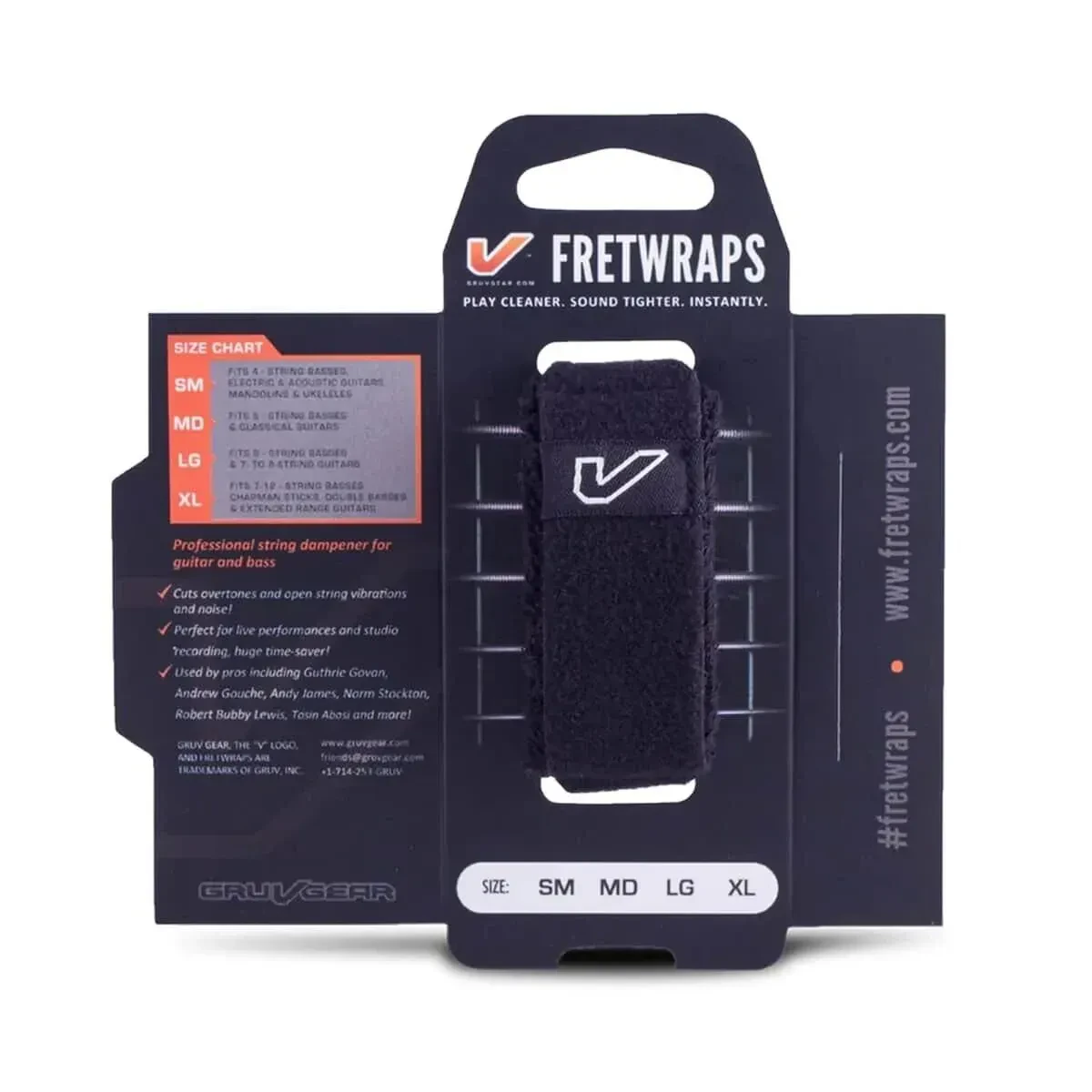 Глушитель струн Gruv Gear FretWraps String Muter Black Small